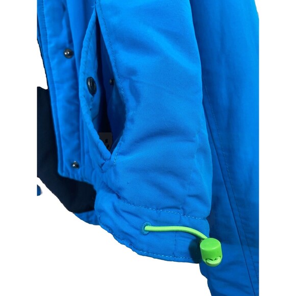 Hollister California Winter Jacket Teal Neon Green Women’s Large - Picture 8 of 16